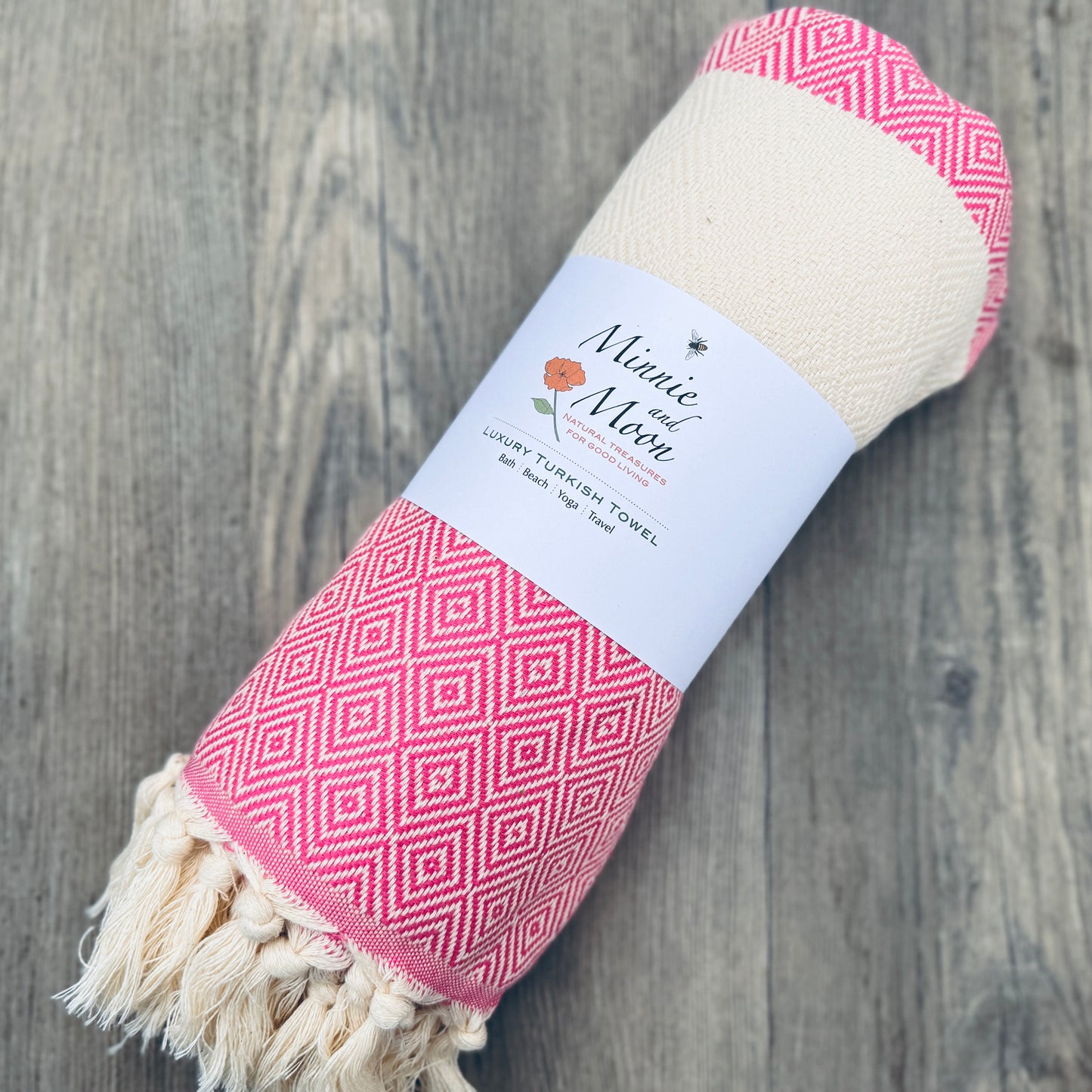 Diamond Turkish Bath & Beach Towel