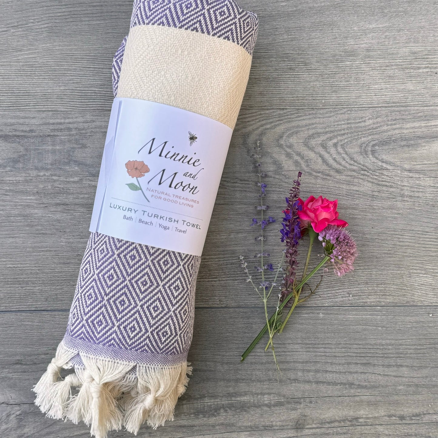 Diamond Turkish Bath & Beach Towel