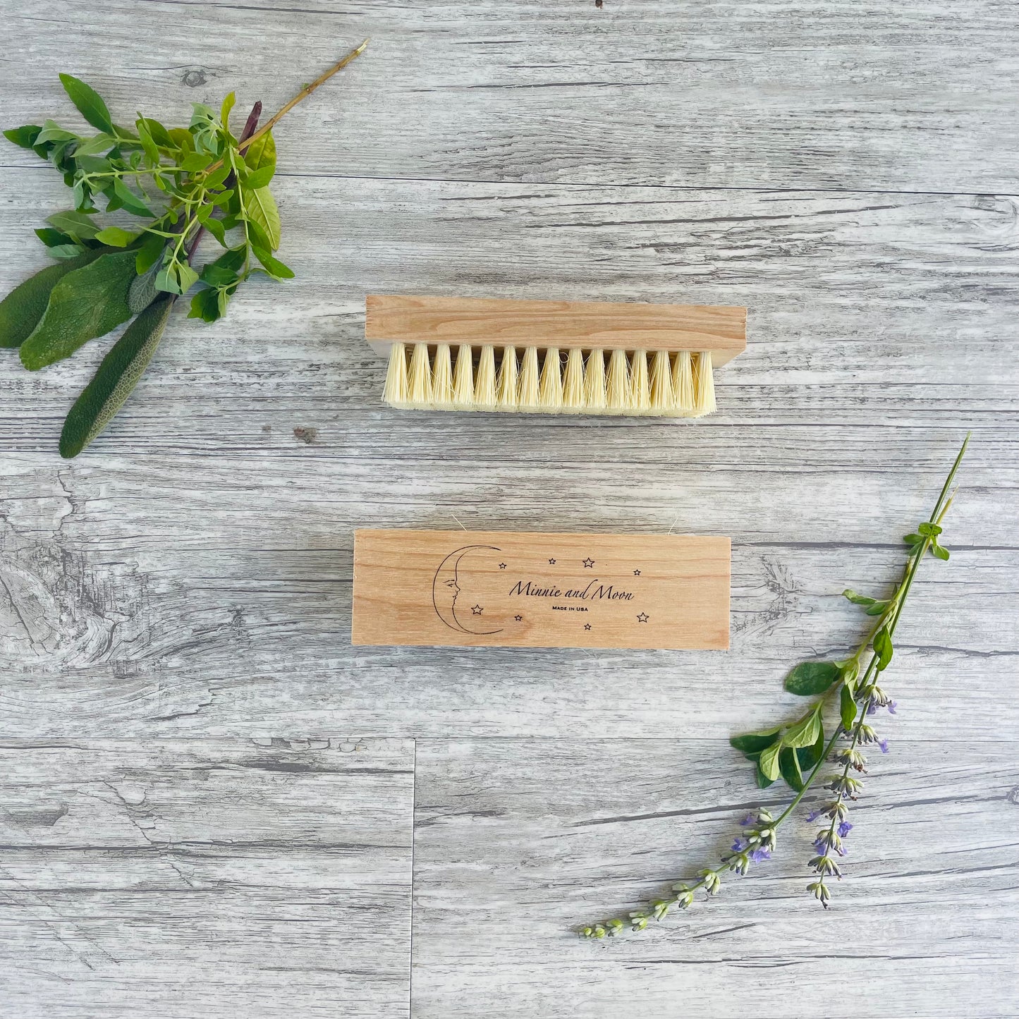 Natural Nail Brush Made in USA