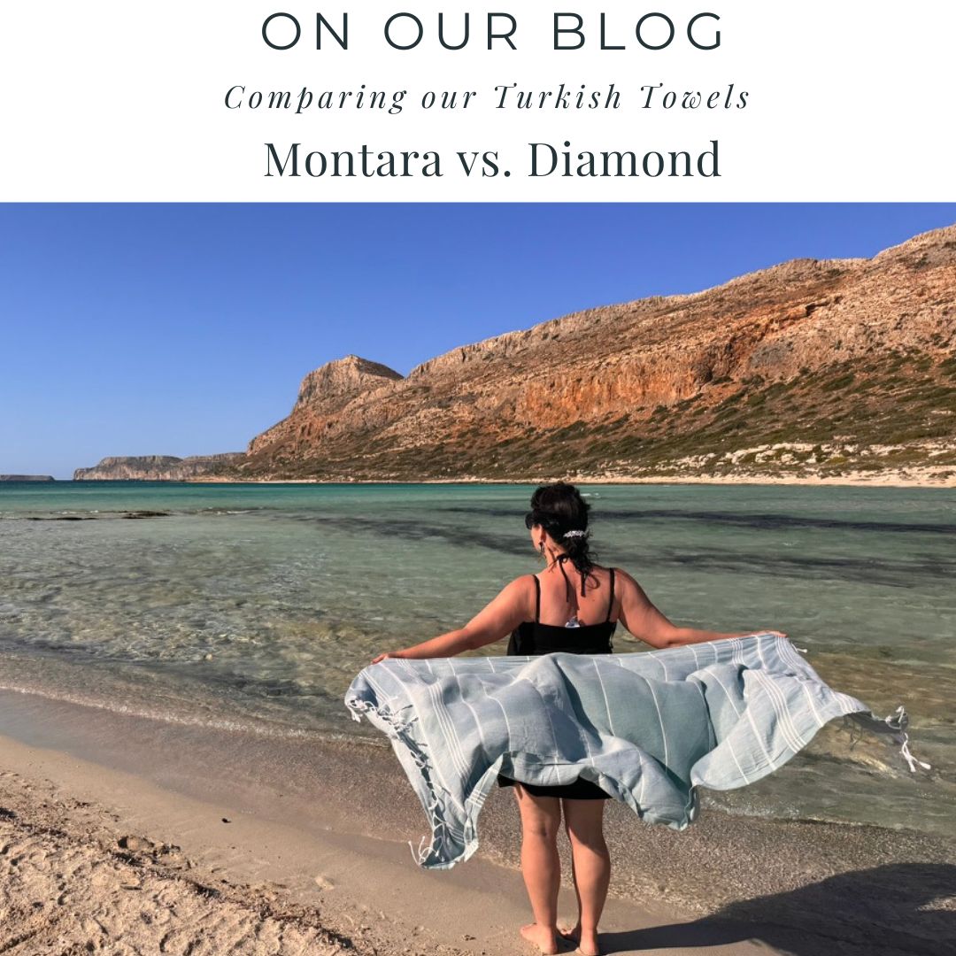 Comparing our Turkish Towels. Montara vs. Diamond