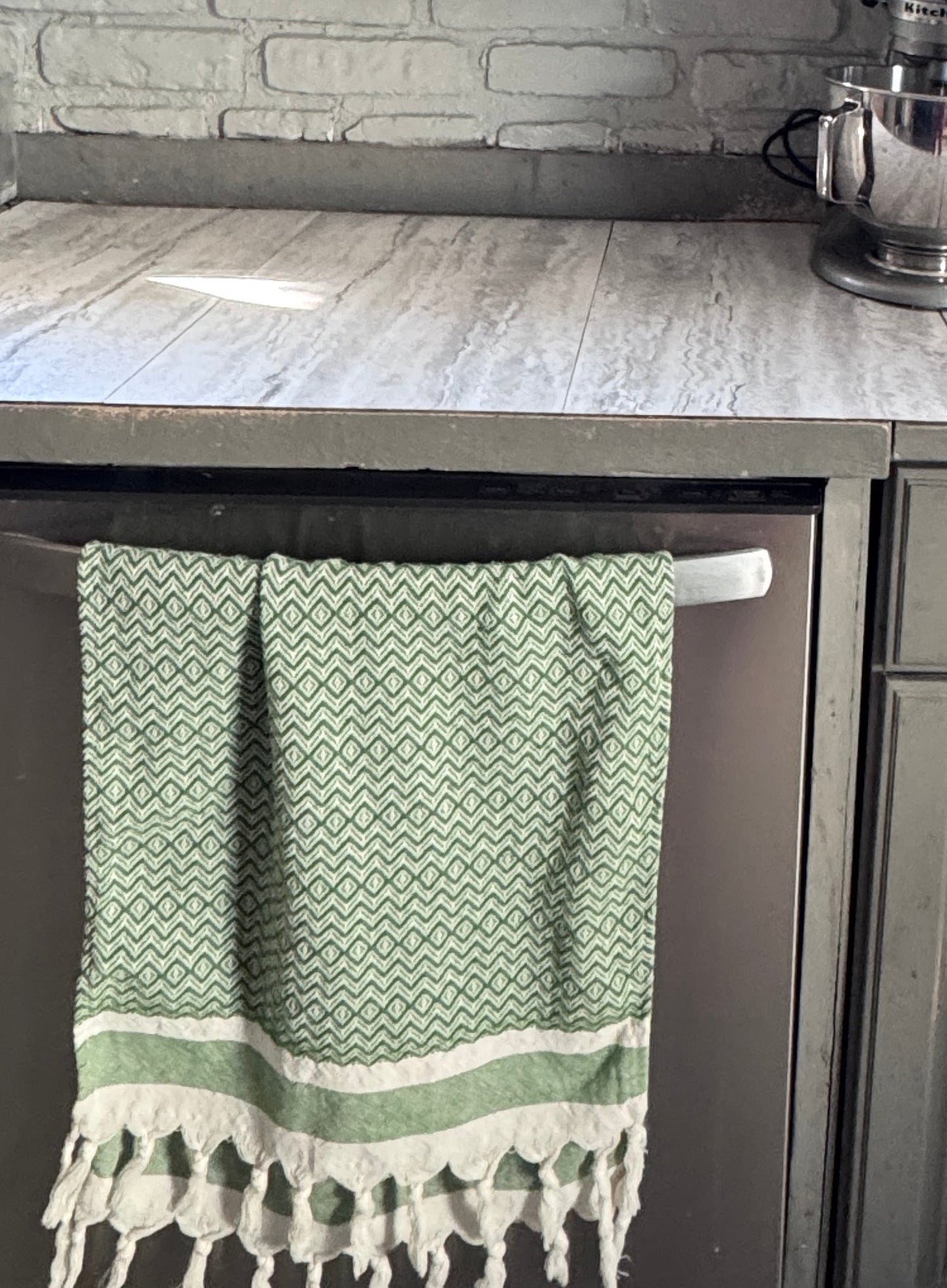 Double Diamond Turkish Hand & Dish Towel