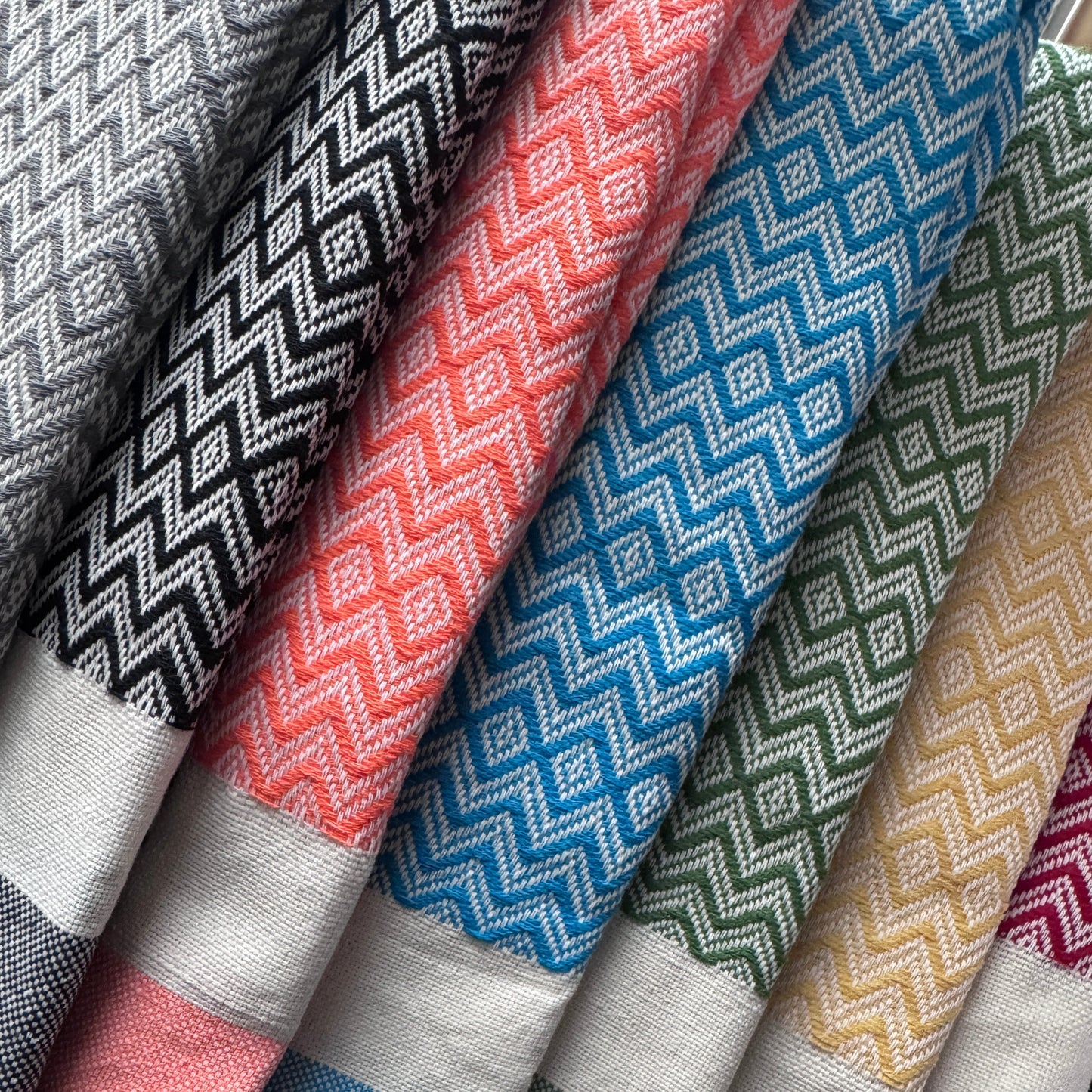 Double Diamond Turkish Hand & Dish Towel