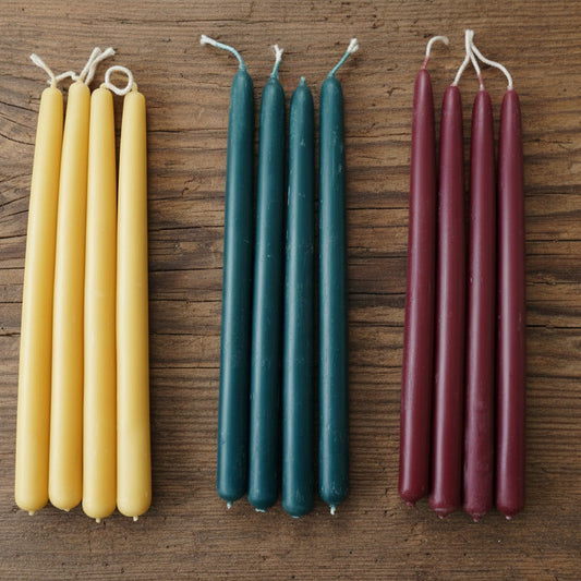 Beeswax Taper Candles (4 pc)