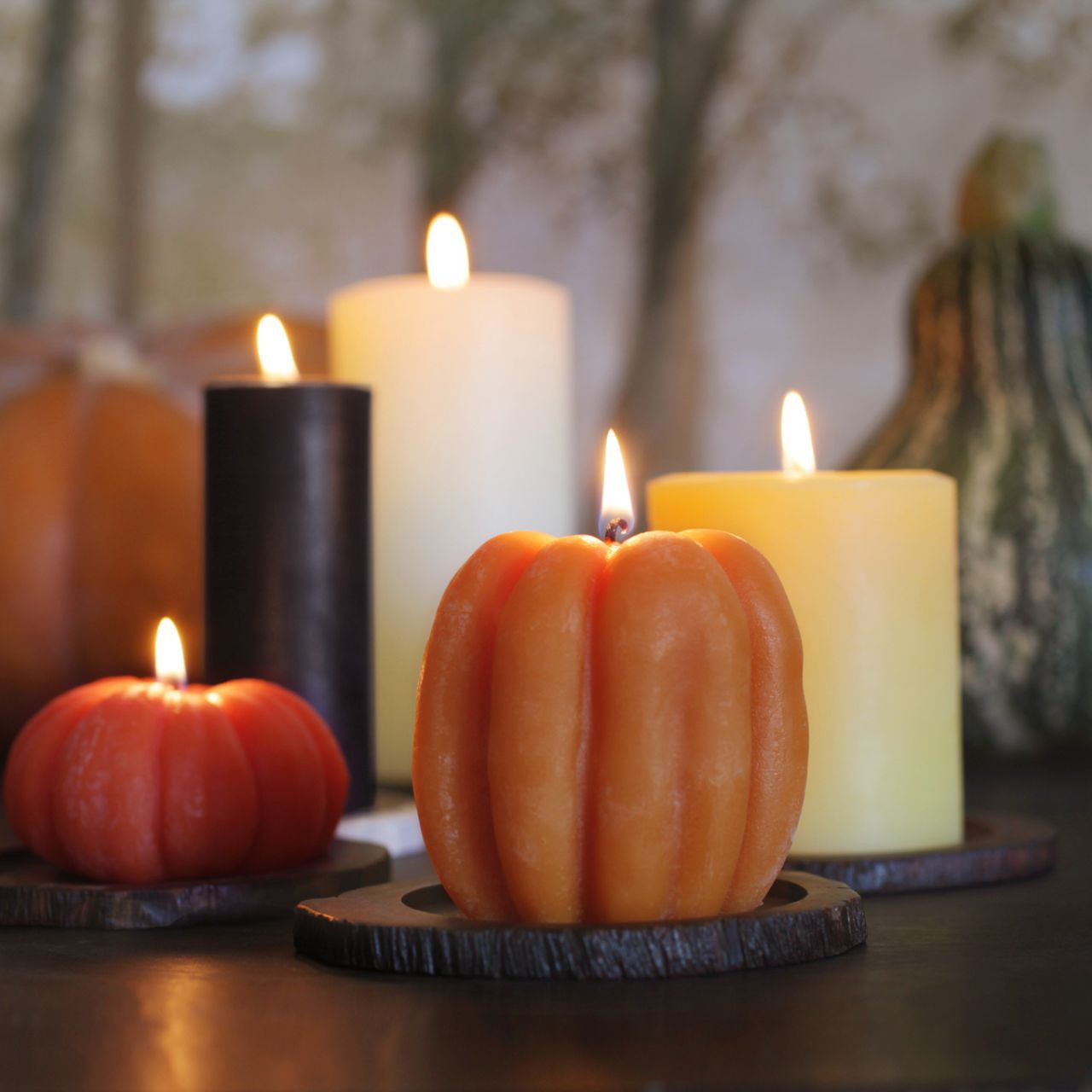 Beeswax Pumpkin Candles