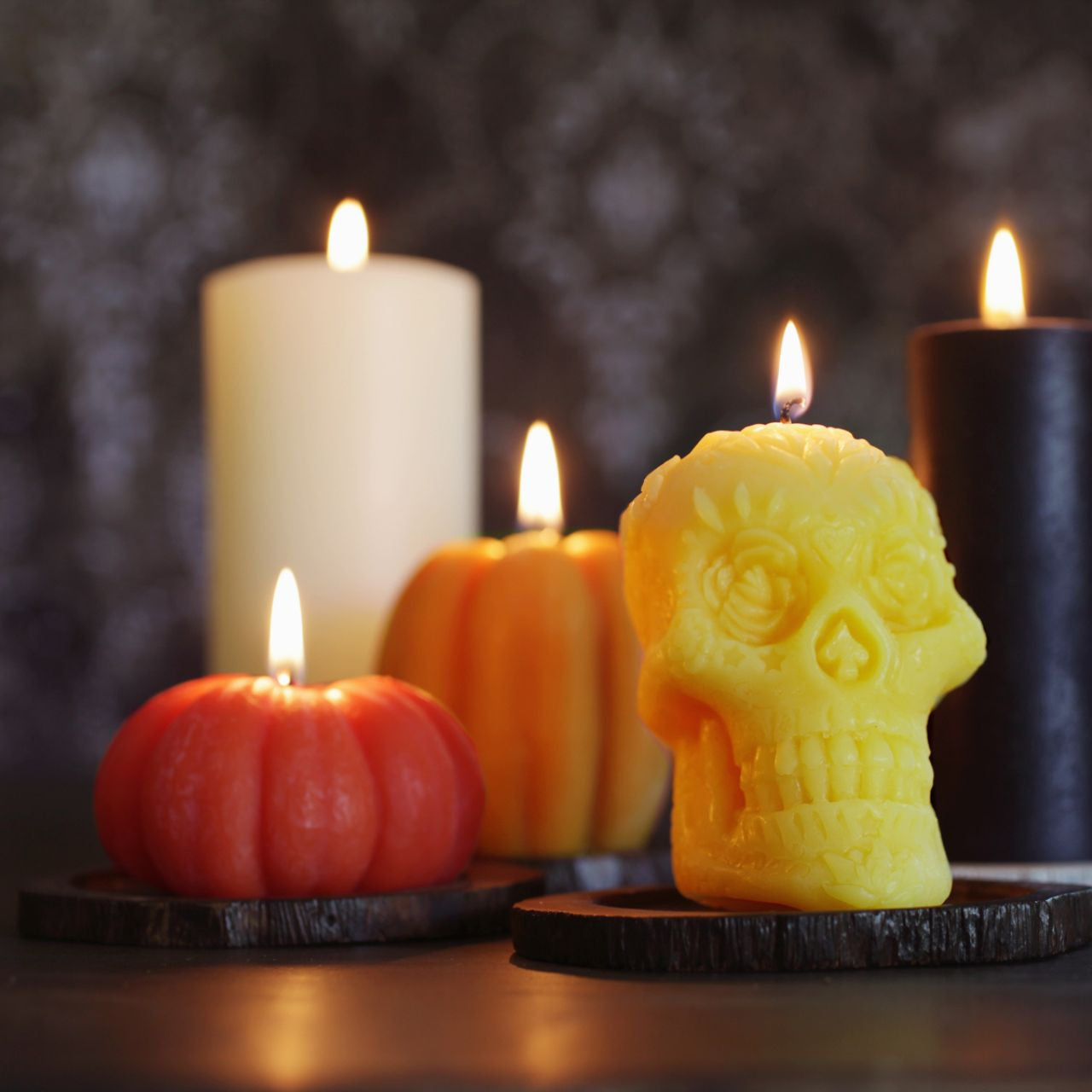 Beeswax Pumpkin Candles