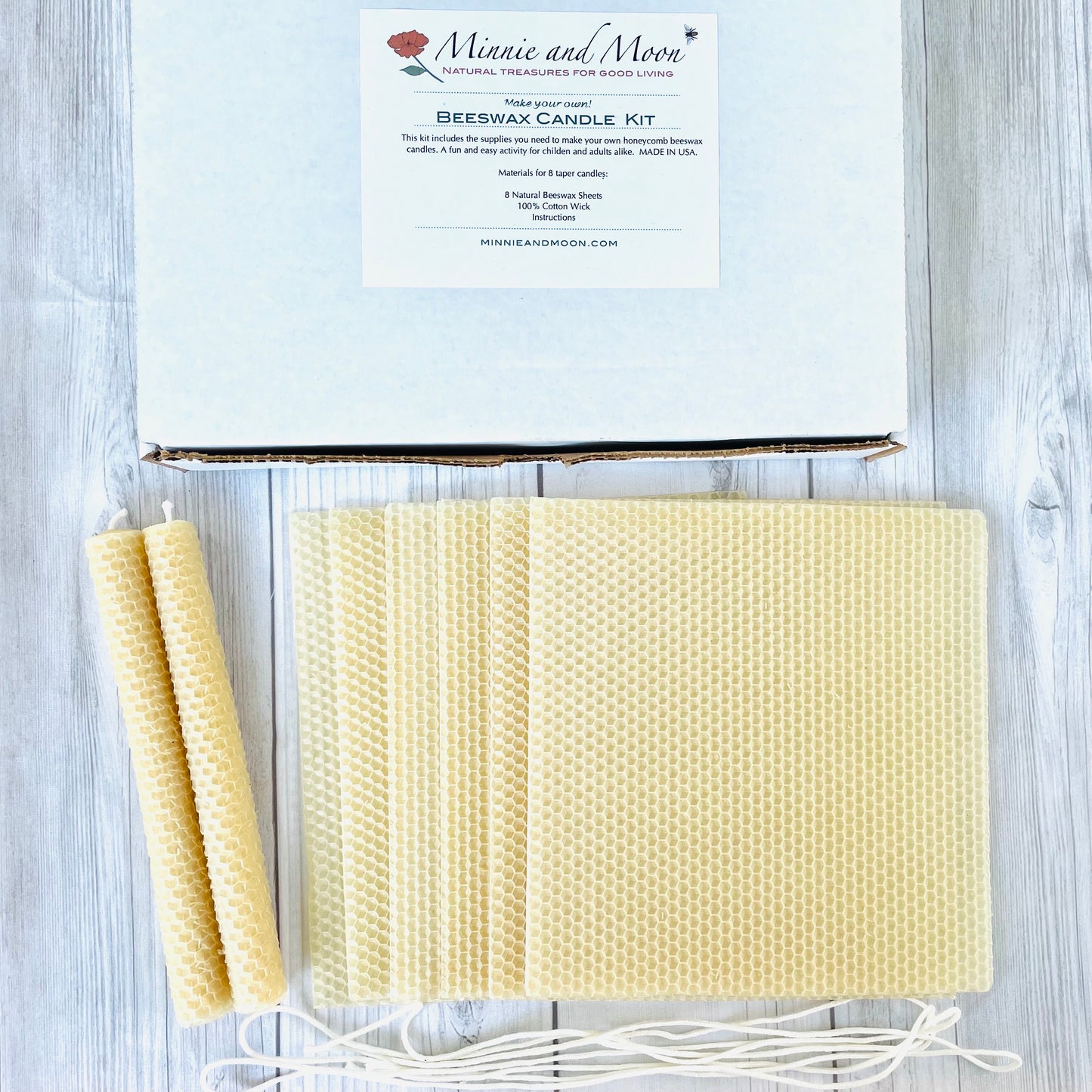 Make Your Own Beeswax Candles Kit
